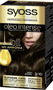 Permanent Dye Olio Intense Syoss Nº 3,10 Brown