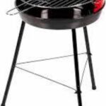 Somagic Beach Grill Houtskoolbarbecue Geschikt voor 8 personen - Compacte Mee neem Formaat van 40 x 50 x 45 cm (Grijs)