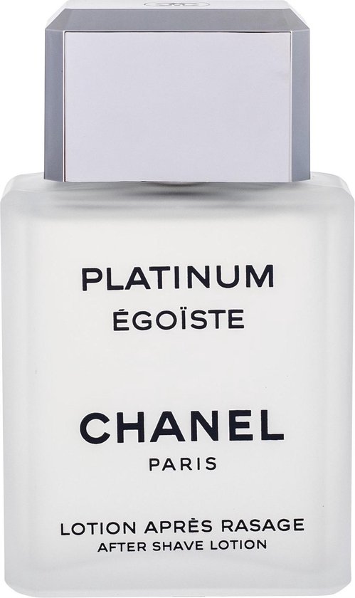 499x840-50 Chanel Egoiste Platinum Pour Homme After Shave Lotion 100 ml man - Afbeelding 1