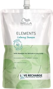 Wella Elements Calming Shampoo Refill 1000 ml - Normale shampoo vrouwen - Voor Alle haartypes - Afbeelding 2