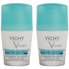 Traitement Anti-Transpirant 48H Roll-on ( 2 pcs ) - 48-hour ball antiperspirant against white and yellow spots 50ml - Afbeelding 1