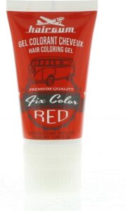 Niet-permanente kleur Hairgum Fix Color Rood Styling Gel (30 ml) - Afbeelding 2