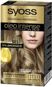 Permanente Kleur Syoss Olio Intense Geen ammoniak Nº 7,58 Blond Zand - Afbeelding 3