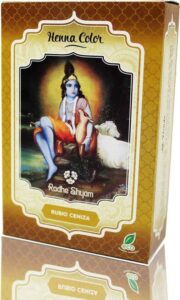 Semi-permanente kleurstof Henna Radhe Shyam Shyam Henna Asblond (100 g)