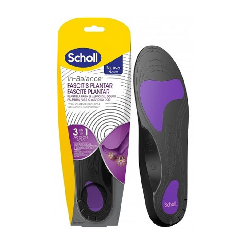 5056585800219 Dr. Scholl In-Balance Plantar Fasciitis Insoles Size M - Afbeelding 1
