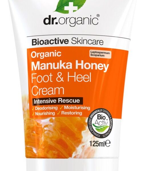 Dr. Organic Manuka Honing Voet- en hielcrème 125 ml