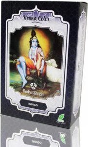 Semi-permanente kleurstof Henna Radhe Shyam Shyam Henna Indigo (100 g)