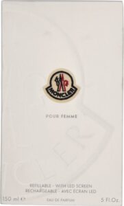 Moncler Eau De Parfum Spray (refillable + Led Screen) 150 Ml For Women - Afbeelding 3