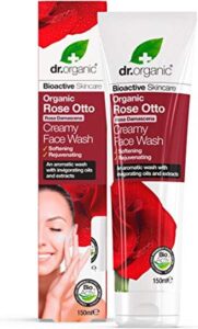 Dr Organic Rose Otto Cream Face Wash 150ml - Afbeelding 2