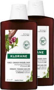 Klorane Shampoo With Quinine And Edelveiss Bio 2x400ml - Afbeelding 3