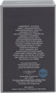 Calvin Klein Eternity 100 ml Eau de Toilette - Herenparfum - Afbeelding 7