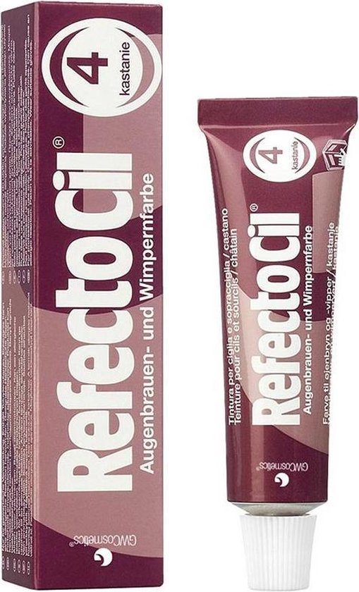 509x840 RefectoCil Wenkbrauw- en Wimperverf - Nr. 4 Kastanje - 15 ml - Afbeelding 1