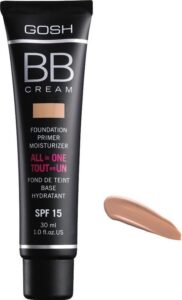 Gosh - Bb Cream Foundation Primer Moisturizer All In One Spf15 Cream Base Foundation 3In1 03 Warm Beige 30Ml