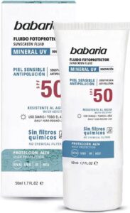 Zonnebrand Lotion Babaria Solar Mineral UV Spf 50 (50 ml) - Afbeelding 4