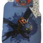 Dreamworks Dragons Eenpersoons Dekbedovertrek + Kussensloop - 90 x 140 cm