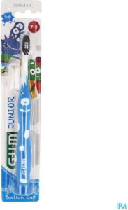 Sunstar Gum - Junior 6+ tandenborstel - turkoois - Afbeelding 4