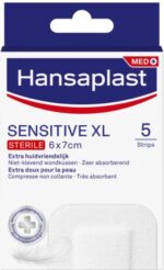 Hansaplast Sensitive XL 6x7 5U - Afbeelding 2