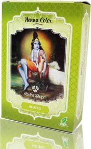 Semi-permanente kleurstof Henna Radhe Shyam Shyam Henna (100 g)