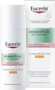 Anti Bruine vlekken Zonnebrandlotion Eucerin Dermopure Anti-Imperfecties 50 ml Spf 30 - Afbeelding 2