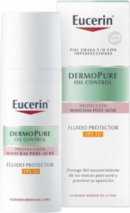 Anti Bruine vlekken Zonnebrandlotion Eucerin Dermopure Anti-Imperfecties 50 ml Spf 30 - Afbeelding 3