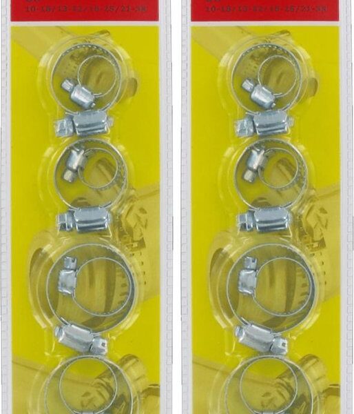 Deal Tools Home And Garden Hoogwaardig Slangenklemmen Set - 11-38 mm - 16 Delig