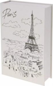 Villa Volance Boekkluis - Boekkluis met Slotje - Boekkluis Bloemen -24x16x5,5cm - Metaal