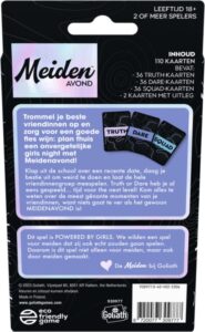 Goliath Meiden Avond Kaartspel - 18+ - Afbeelding 2