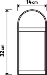 Inspire Cardea USB Oplaadbare Bamboe Tentlamp LED Sfeerverlichting - 2W - 150LM - 4000K - 32 x 14 cm - Afbeelding 6