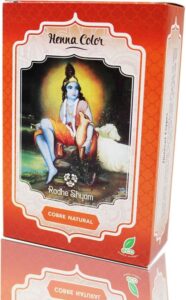 Semi-permanente kleurstof Henna Radhe Shyam Shyam Henna Koper (100 g)