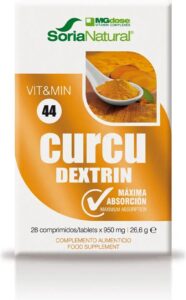 Food Supplement Soria Natural Curcu Dextrin 28 Units - Afbeelding 2