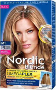 Schwarzkopf Nordic Blond Hair Permanent Coloring   Meches And Ultra m1 Scanning