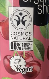 2x Organic Shop Softening natuurlijke Shower Gel Cherry and Blueberry 280ml - Afbeelding 2