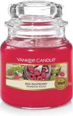 Yankee Candle Geurkaars Small Red Raspberry - 9 cm / ø 6 cm - Afbeelding 4