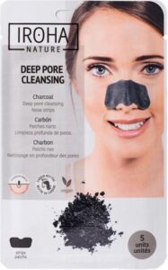 Iroha Detox Charcoal Black Nose Strips 5 U