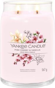 Yankee Candle - Pink Cherry & Vanilla Signature Large Jar - Afbeelding 3