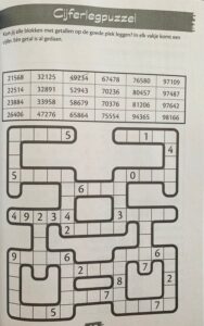 Denksport - Nr.15 Puzzelboek Varia voor kinderen 8-10 jaar - Denksport junior - Puzzelboek Puzzels kinderen - Puzzelboek kinderen Puzzelboekje - Denksport puzzelboekjes - Woordzoeker, binaire puzzel,tectonic sudoku, zeeslag, kleuren - Afbeelding 3