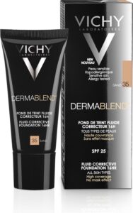 Vichy Dermablend Corrigerende Foundation nr35 30ml voor een vette en onzuivere huid - Afbeelding 2