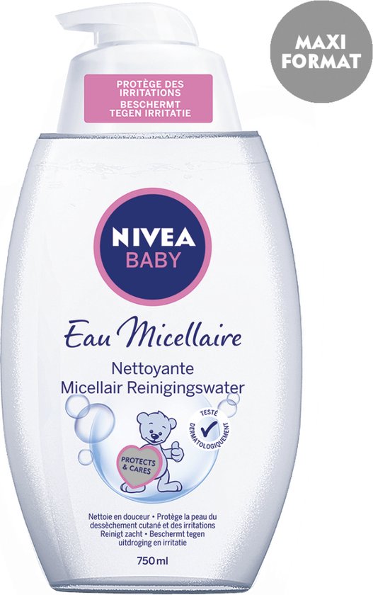 527x840-1 Nivea Baby Micellair Reinigingswater Maxi Formaat - 750 ml - Afbeelding 1