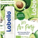 Labello Let's Avo Party - lipbalsem Kleurloos - met avocado en natuurlijke oliën - balsem voor lippen