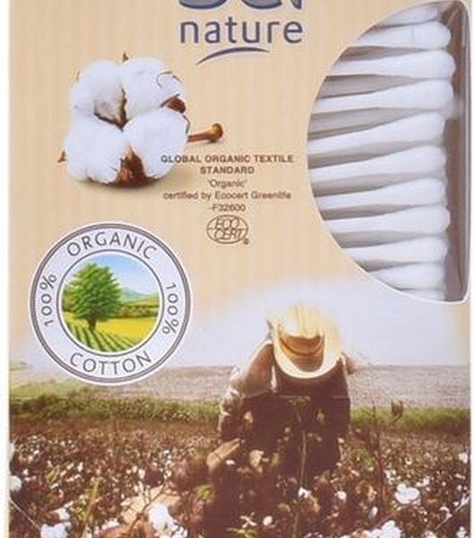 Bel Nature - Organische Baby Wattenstaafjes - 200 stuks