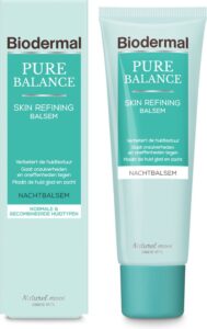 Biodermal Pure Balance Skin Refining Balsem Nachtcreme - Nachtcreme met hyaluronzuur - Bij onzuiverheden en oneffenheden - 50ml - Afbeelding 4