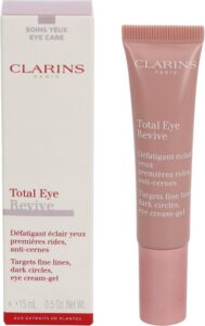 Total Eye Revive Eye Cream-gel - Cream Gel For Eye Contours 15ml By Clarins 15 Ml - Afbeelding 4
