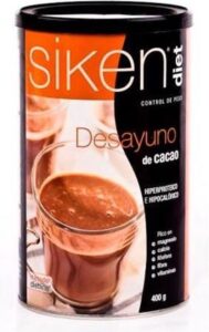 Spijsverteringssupplement Siken Diet Breakfast Cacao (400 g) - Afbeelding 4