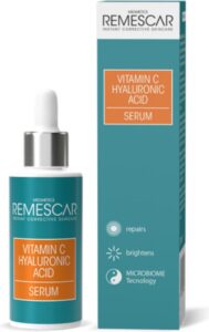 Remescar Vitamine C Serum met Hyaluronzuur - Herstellende en hydraterende serum, Gezichtsverzorging collageen serum voor een stralende huid, met Microbiome Technologie, 30 ml - Afbeelding 4