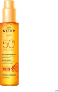 Sun Tanning Oil Face And Body Spf50 150 Ml By Nuxe 150 Ml - Afbeelding 2