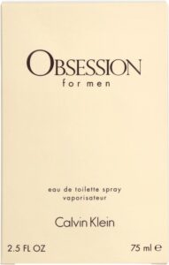 Calvin Klein Obsession 75 ml Eau de Toilette - Herenparfum - Afbeelding 2