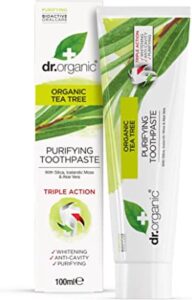 Dr Organic Tea Tree Purifying Toothpaste 100ML - Afbeelding 4