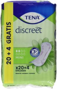 Tena Discreet Incontinence Sanitary Towel Mini 24 Units