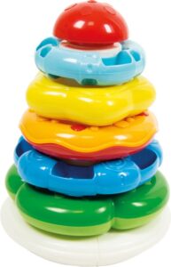 Baby Clementoni - Stapeltoren - 5 Stapelringen - Duurzaam Speelgoed - Vanaf 1 Jaar - Afbeelding 4