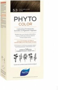 Permanente kleur PHYTO PhytoColor 5.3-castaño claro dorado Geen ammoniak - Afbeelding 3